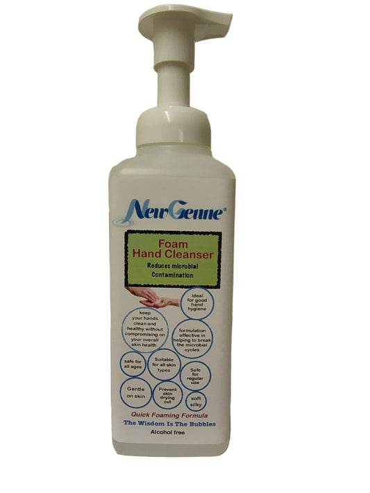 NewGenne Foam Hand Cleanser - Alcohol Free, Gentle Cleansing
