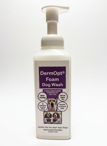 DermOpt Foam Dog Wash 500ml